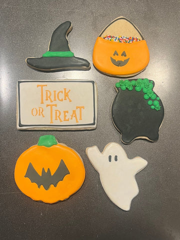 Halloween Cookies - Half Dozen Trick or Treat Set
