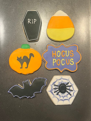 Halloween Cookies - Half Dozen Hocus Pocus Set
